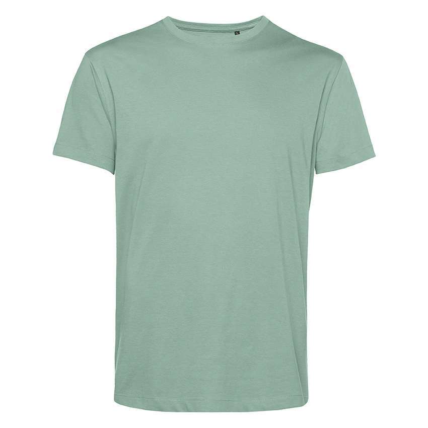 Unifarbenes mintgrünes T-Shirt mit Rundhalsausschnitt und kurzen Ärmeln