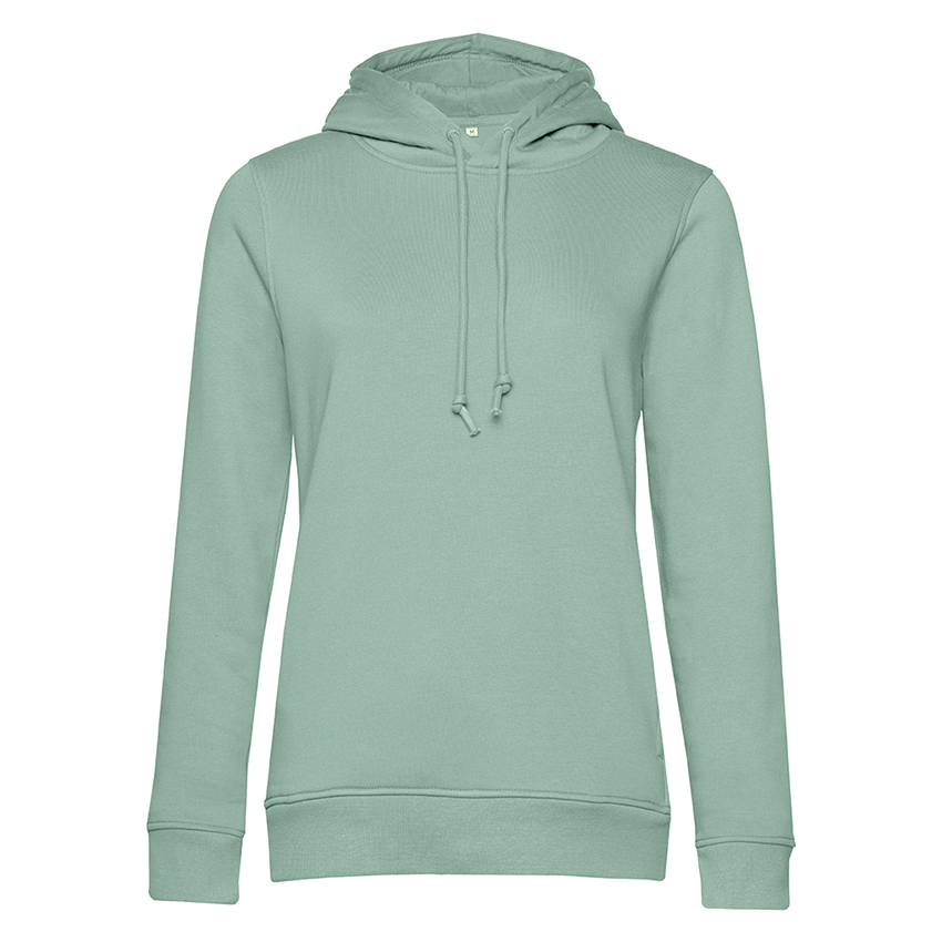 Mintgrüner Kapuzenpullover mit Kordelzug, lange Ärmel, schlichtes Design